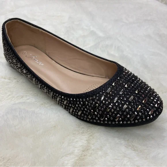 Sparkly rhinestone flats - Picture 3 of 3